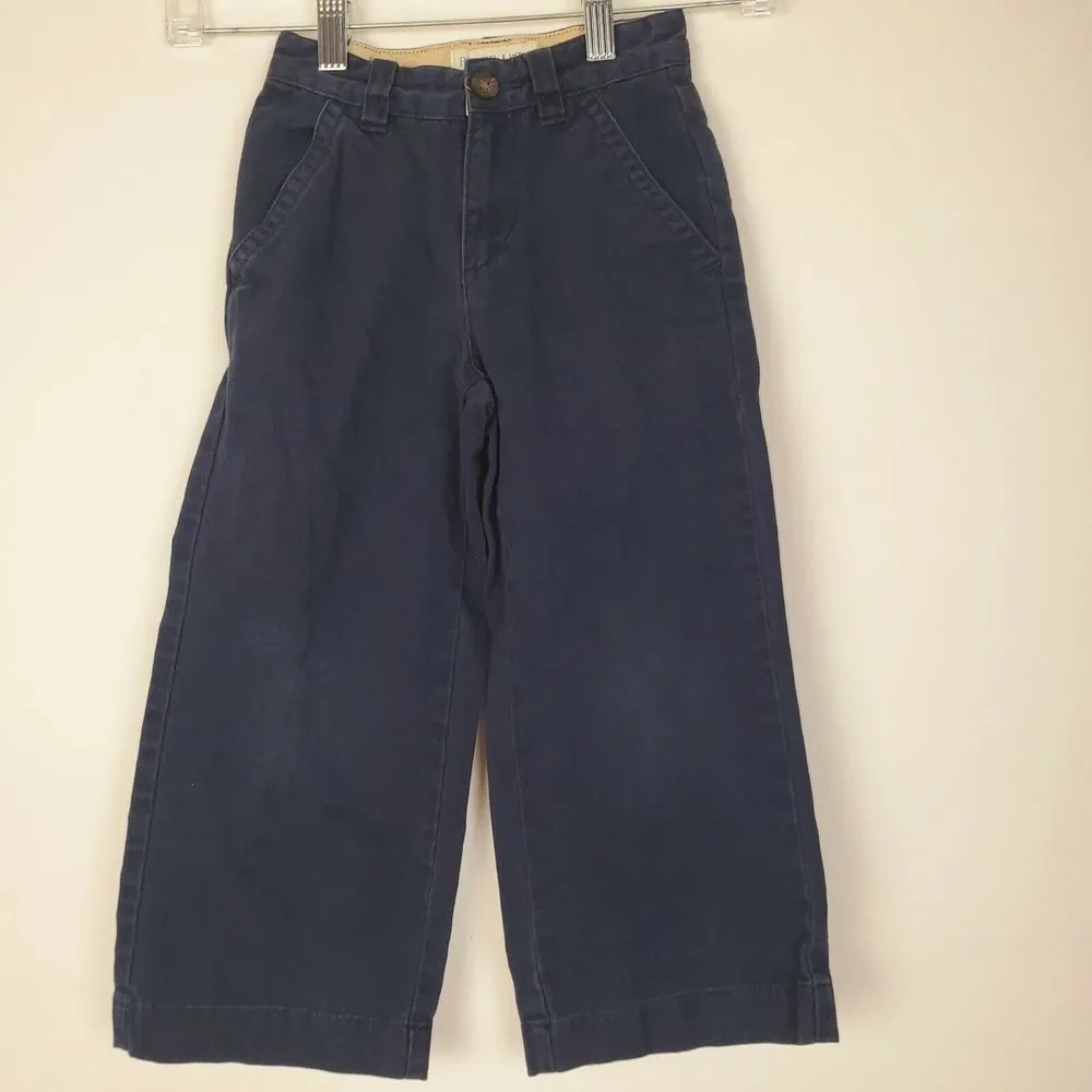 The Children's Place Boys Navy Khakis Adjustable Waist Size‎ 4